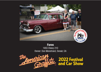 1955 Chevy 210 - 2022 American Graffiti Car Show Winner